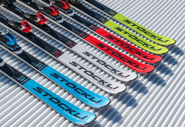 Stöckli ski test with ski racing legends